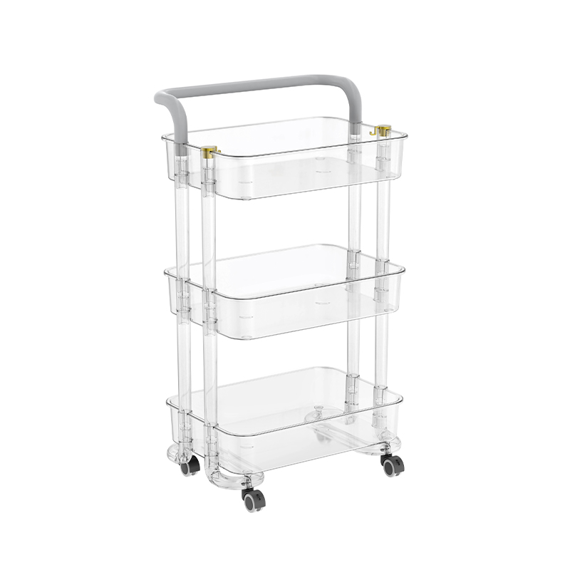 III-Tier Pet PP Abs mobile Storage Organizer Cart