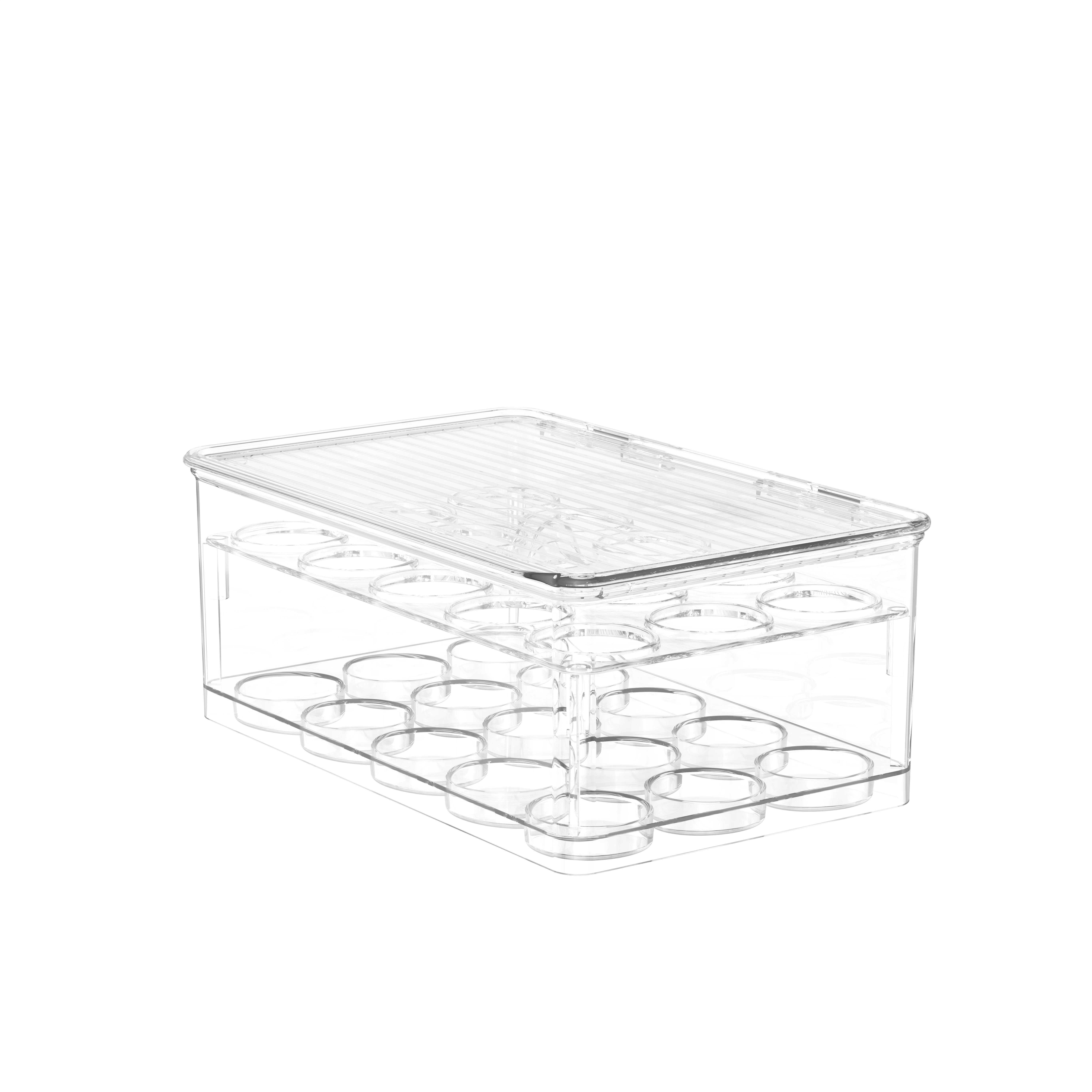 Stackable capulus peram sto