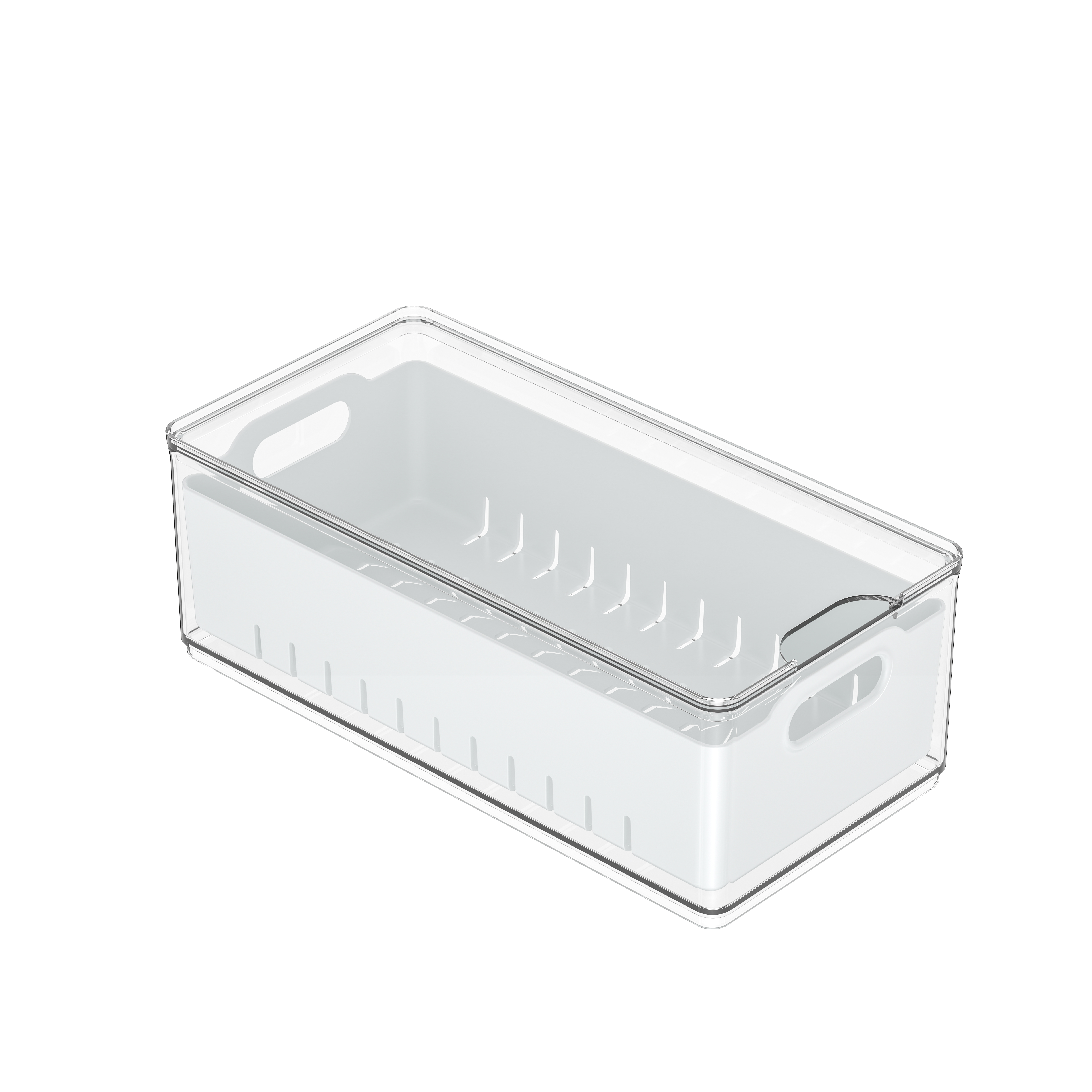 Repono vasis herbas et fructibus