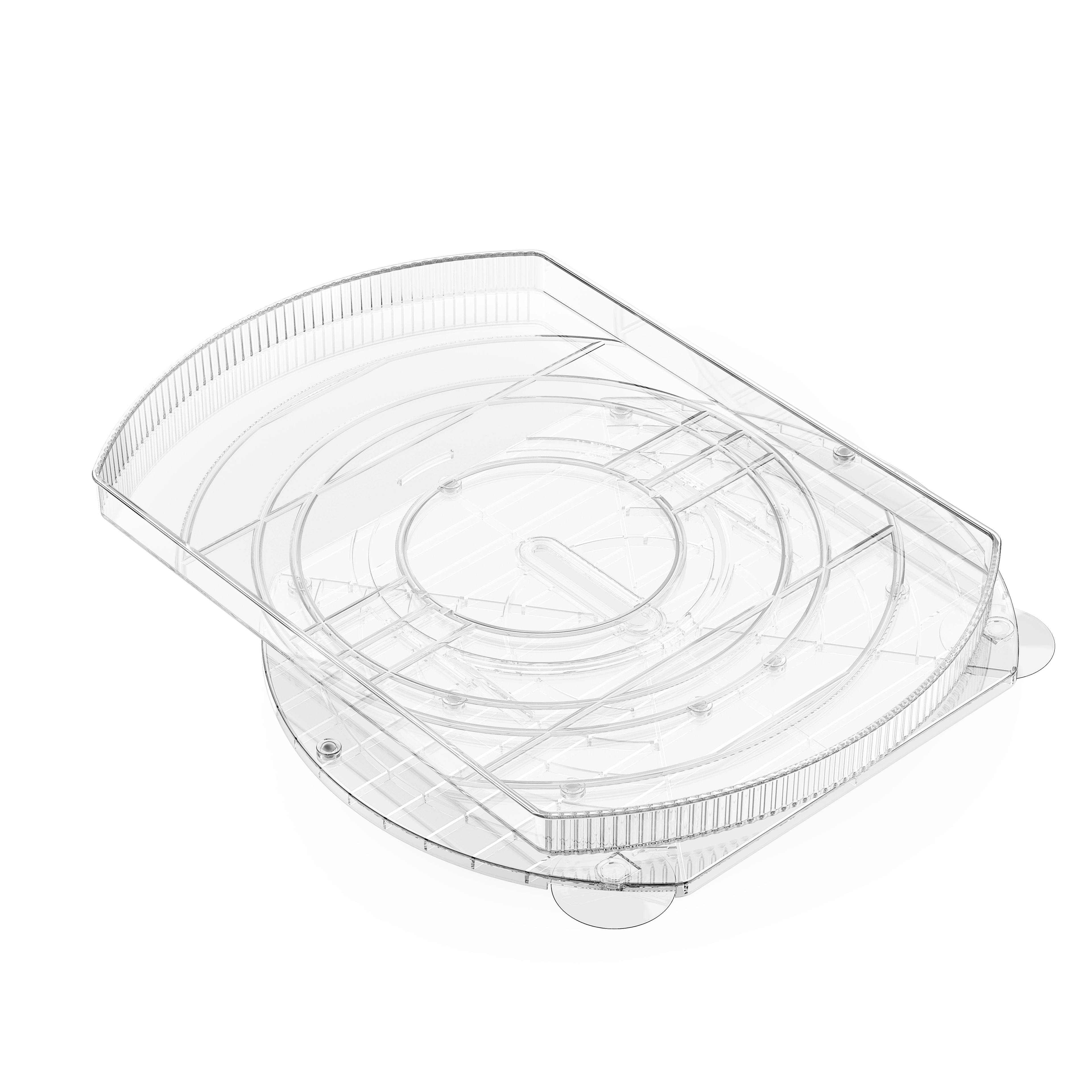 Fridge ovalibus turntable