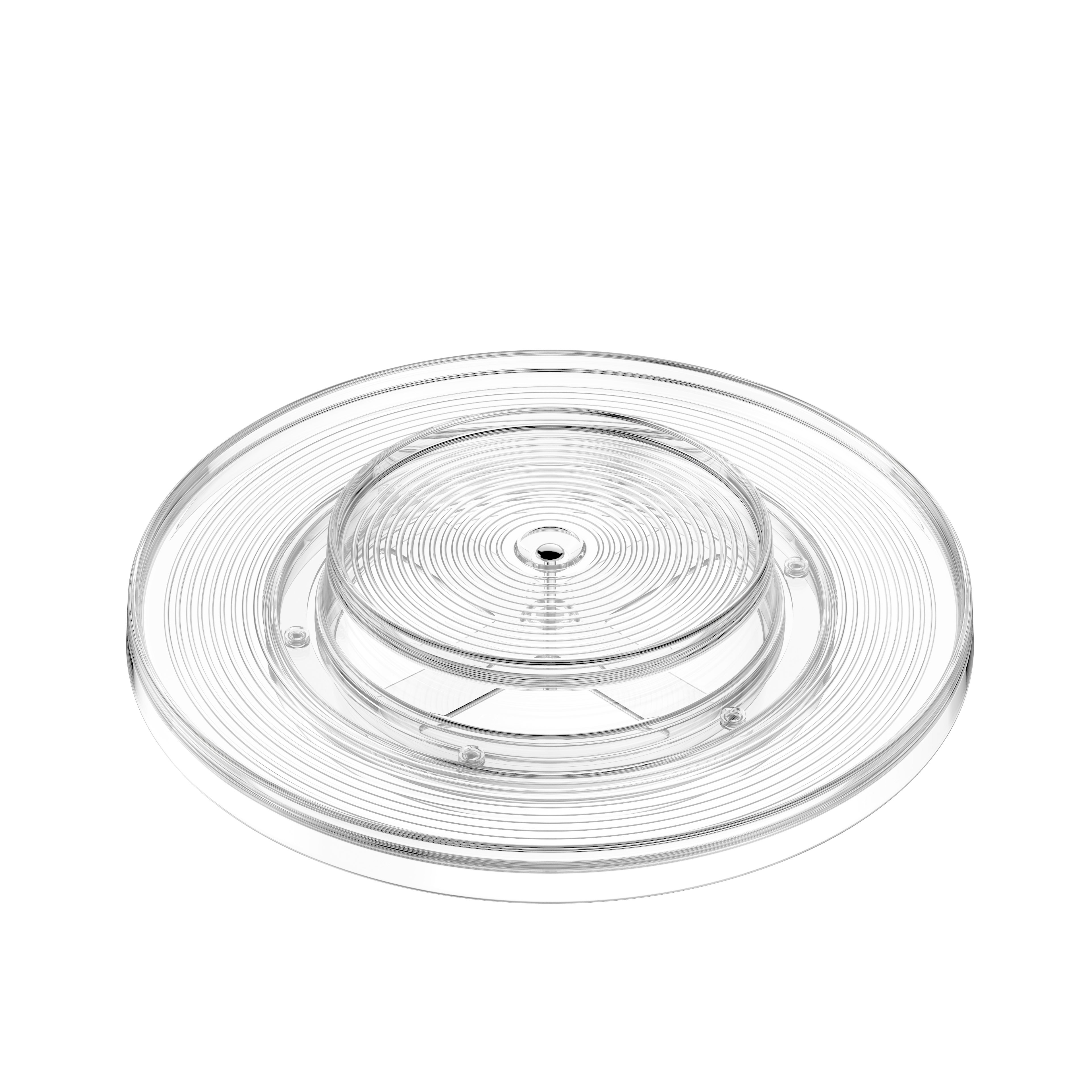 II Tier Turntable Organizer enim scrinium